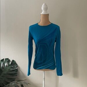 Icebreaker smartwool Teal Long Sleeve Women's Top